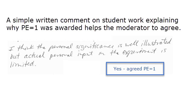 How to annotate investigations for the moderator