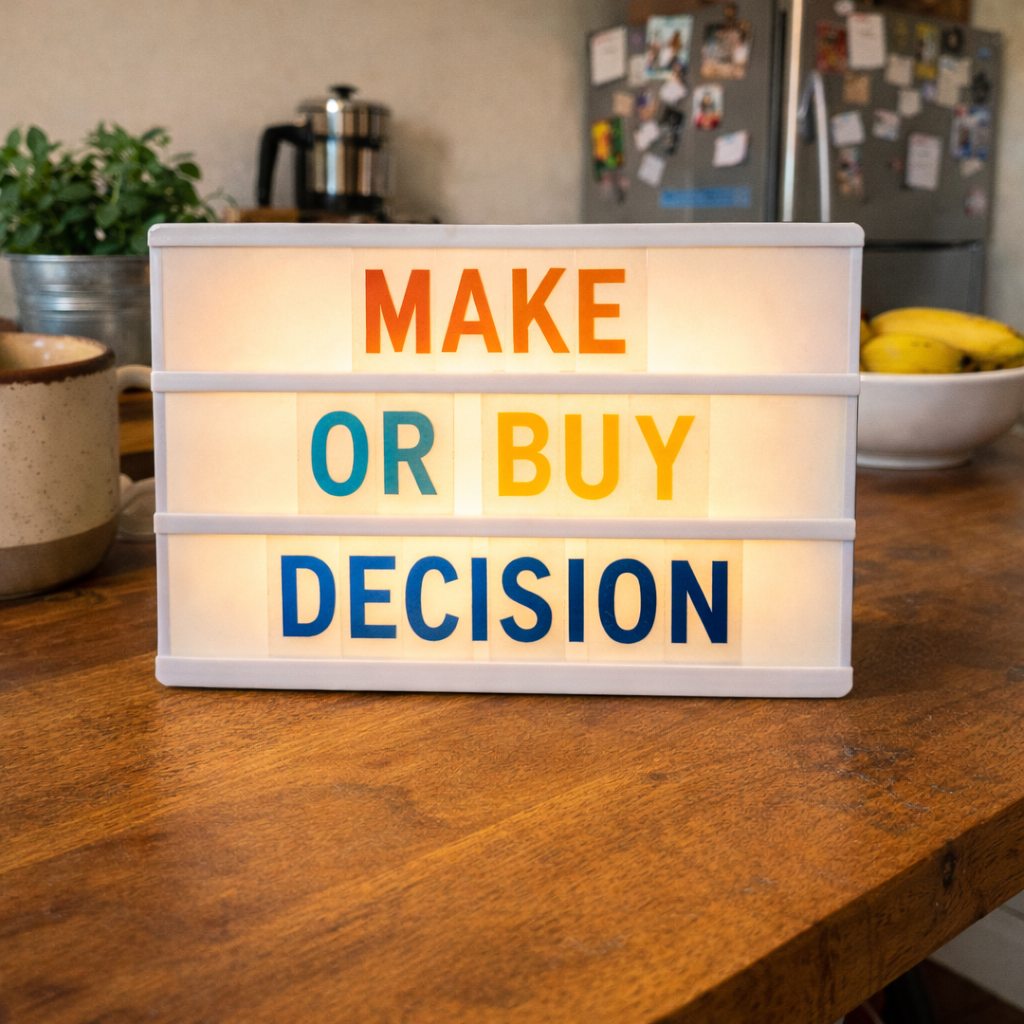 Cost to buy & Cost to make