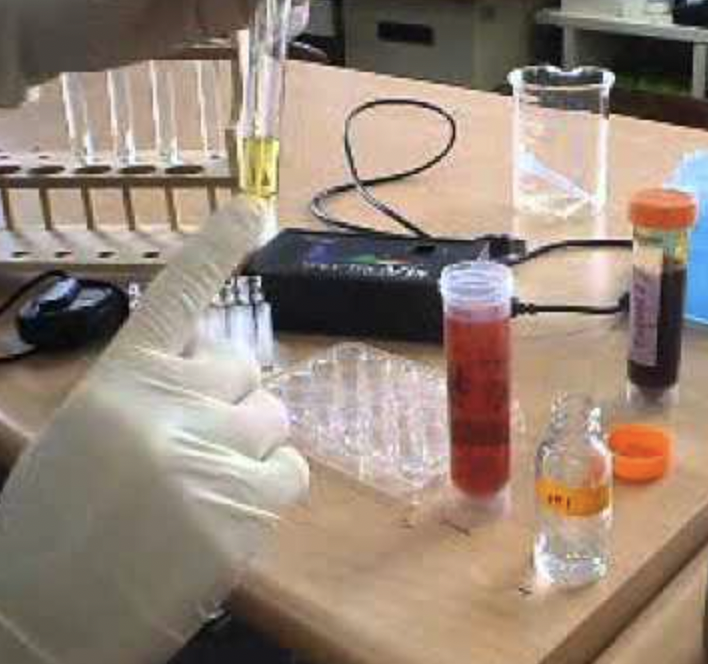 Iodination of propanone