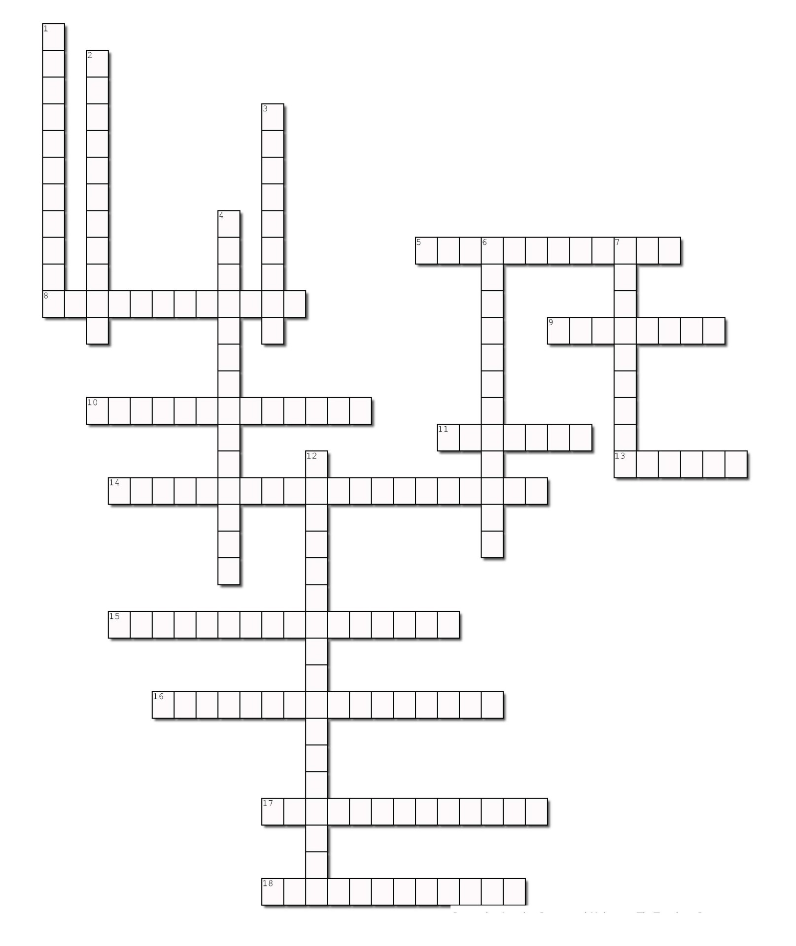 Labour market crossword 