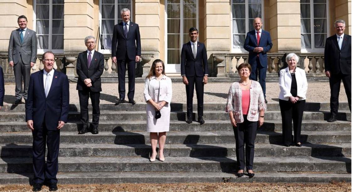 G7 agree a minimum corporation tax rate on multinationals
