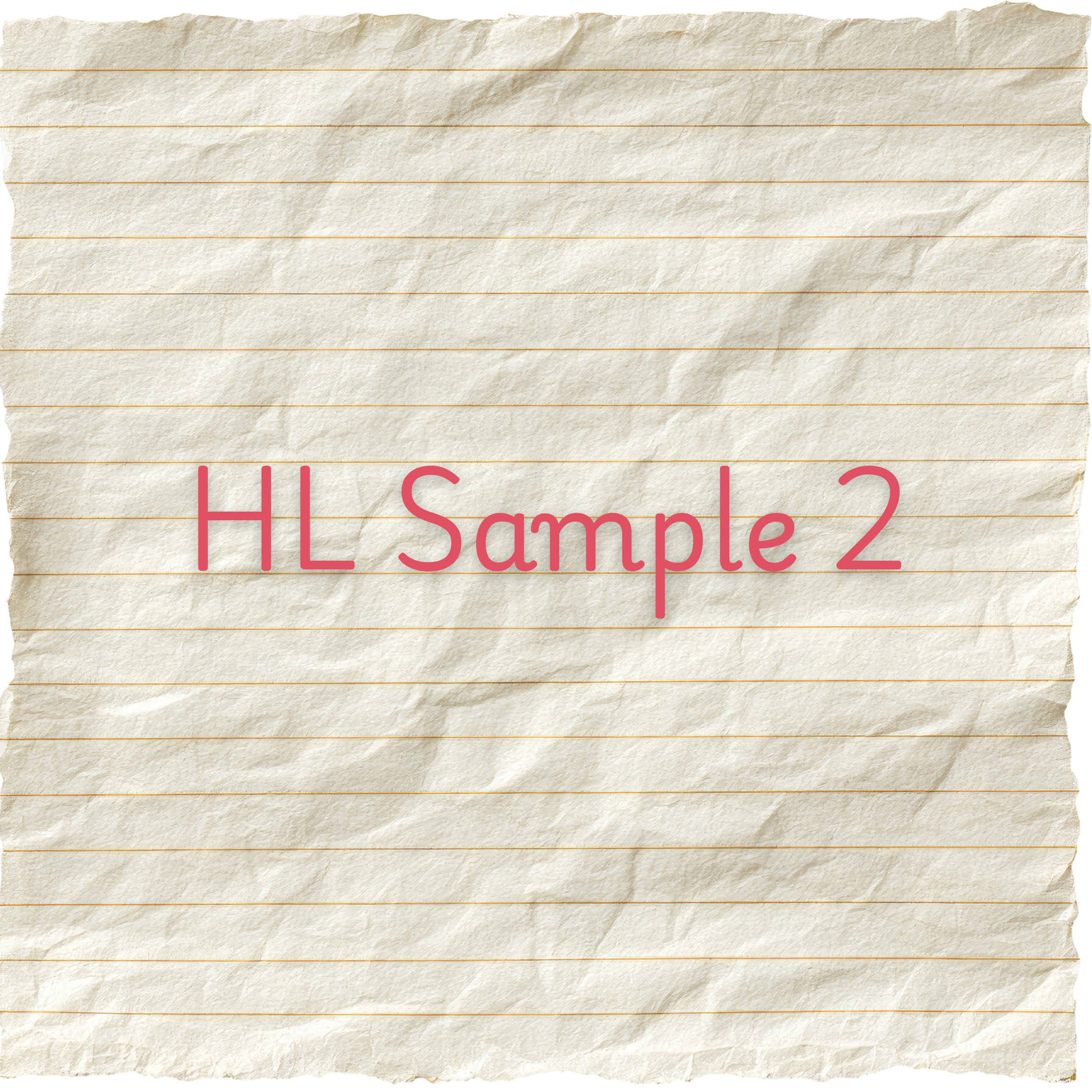 HL sample 2
