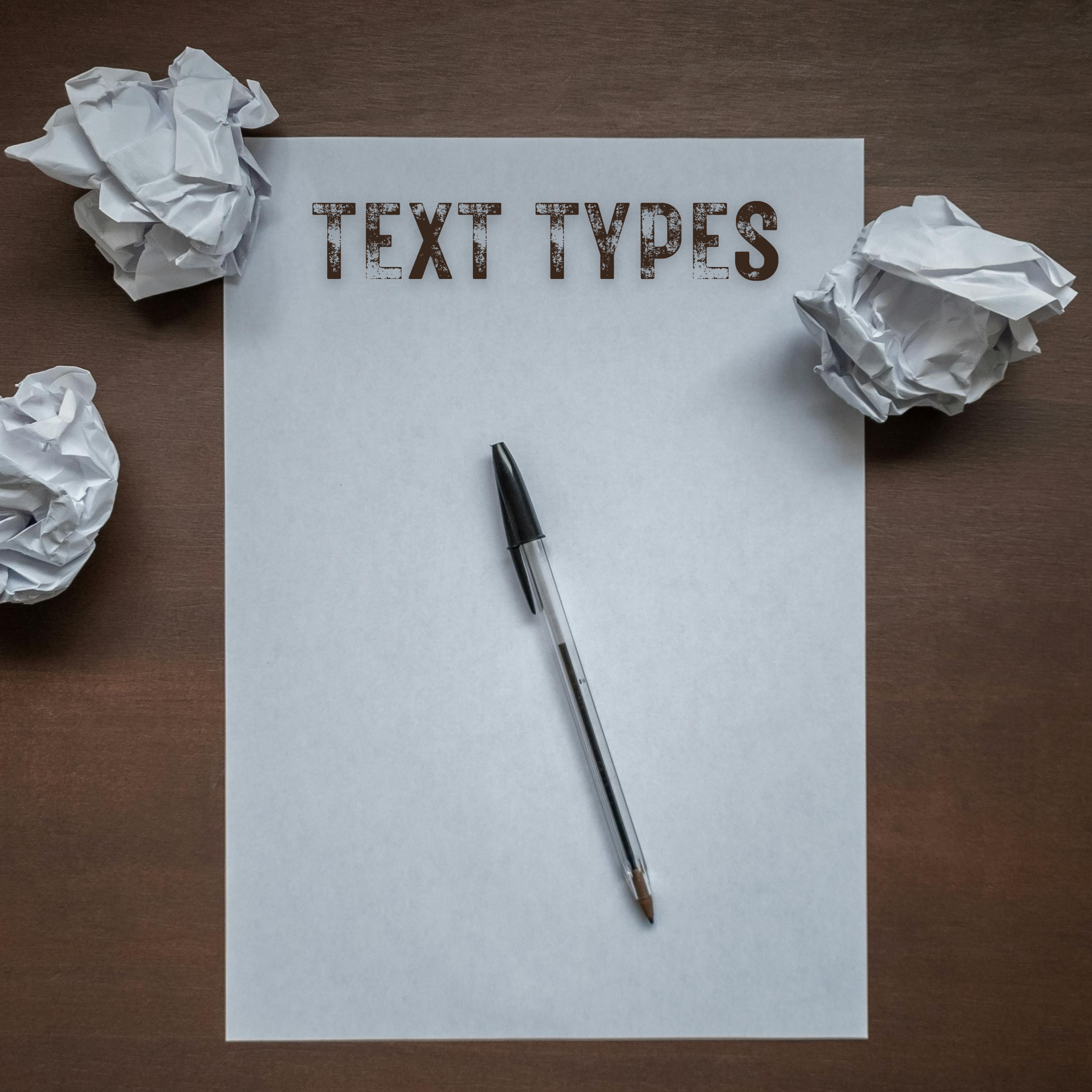 Paper 1: Past Paper Text Types