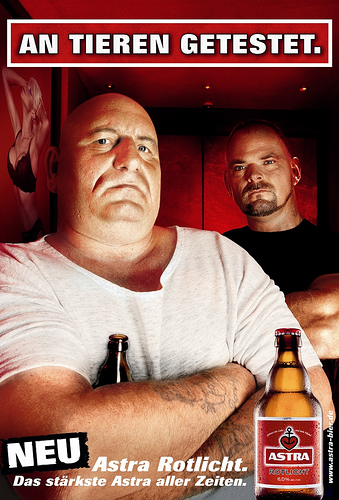 Kampagnen Astra Bier / Dove