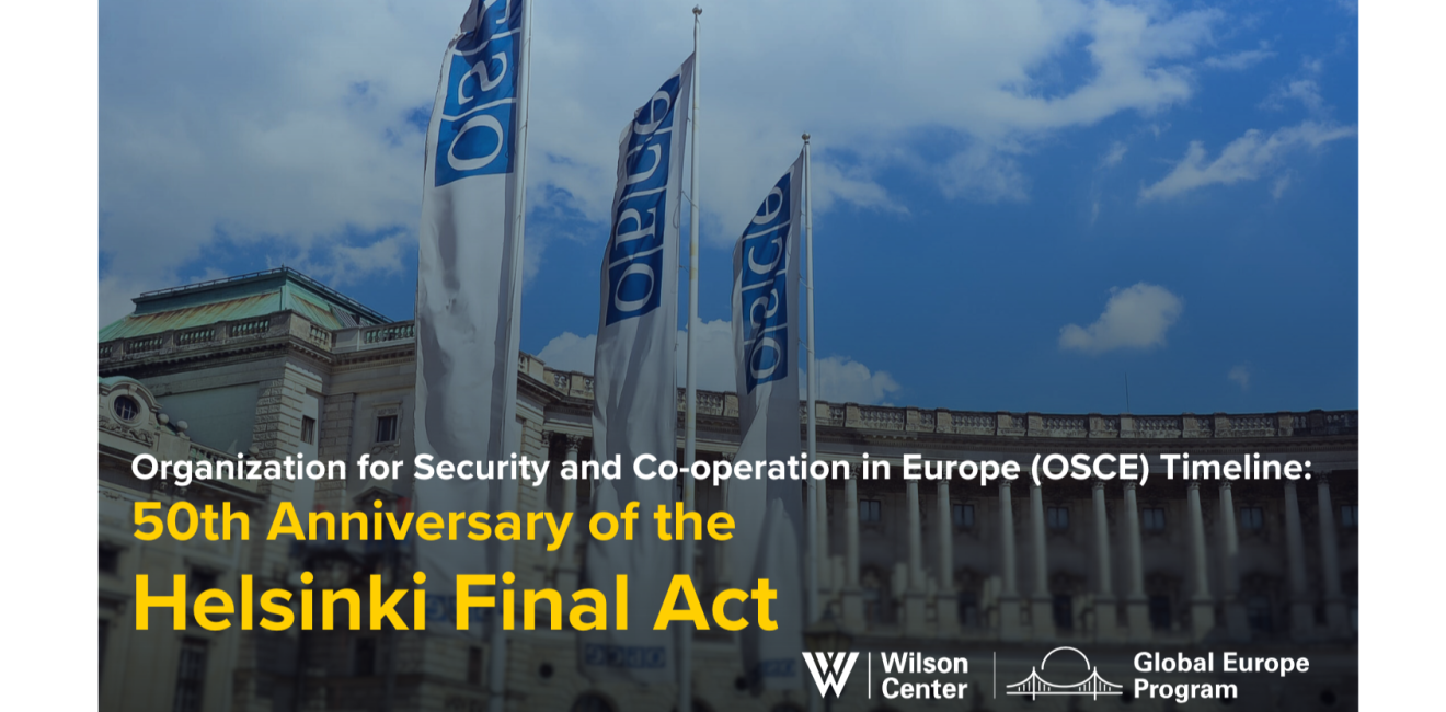 August Blog: The Helsinki Accords 50 years on