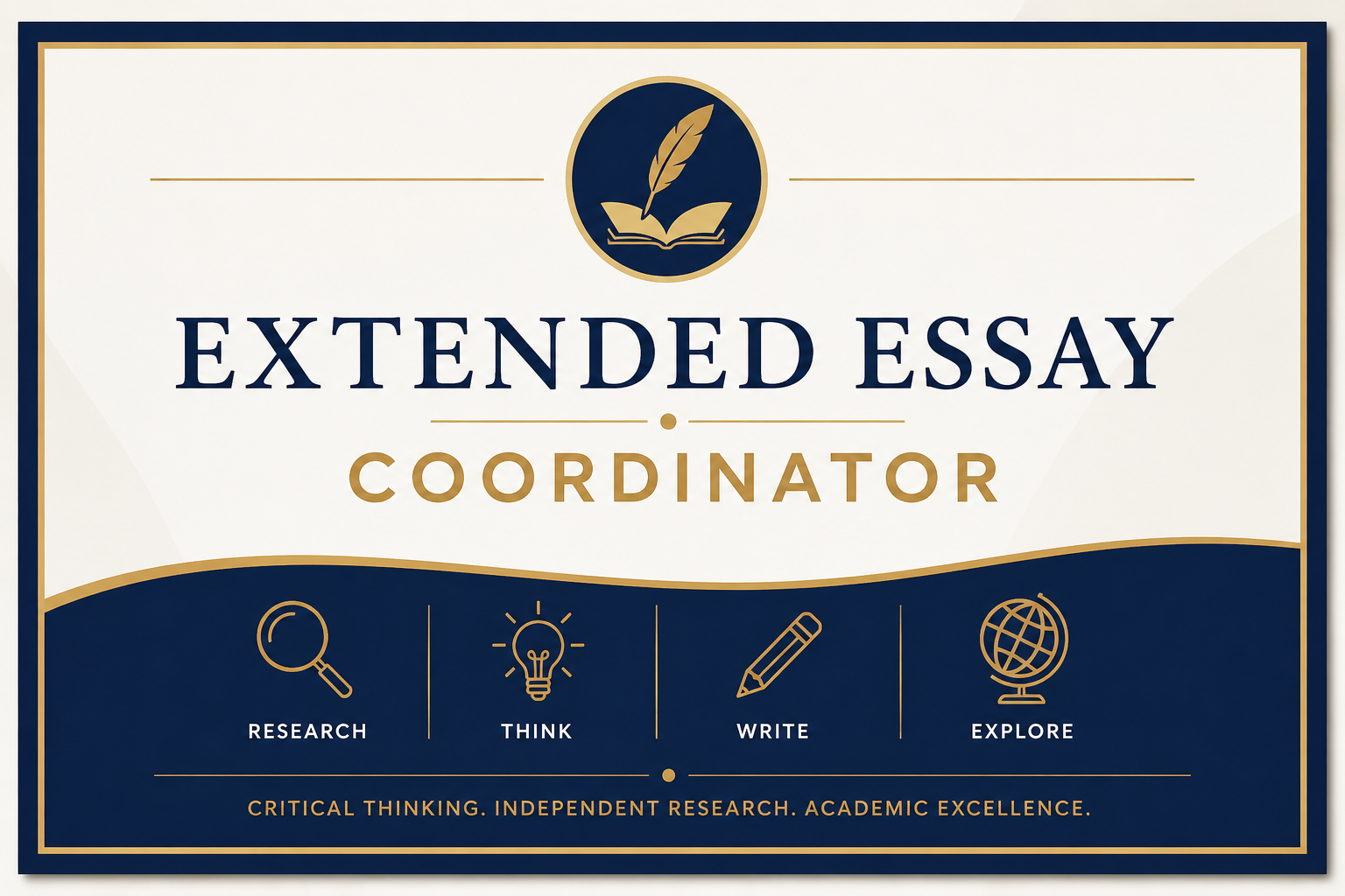 Authorisation requirement: EE Coordinator
