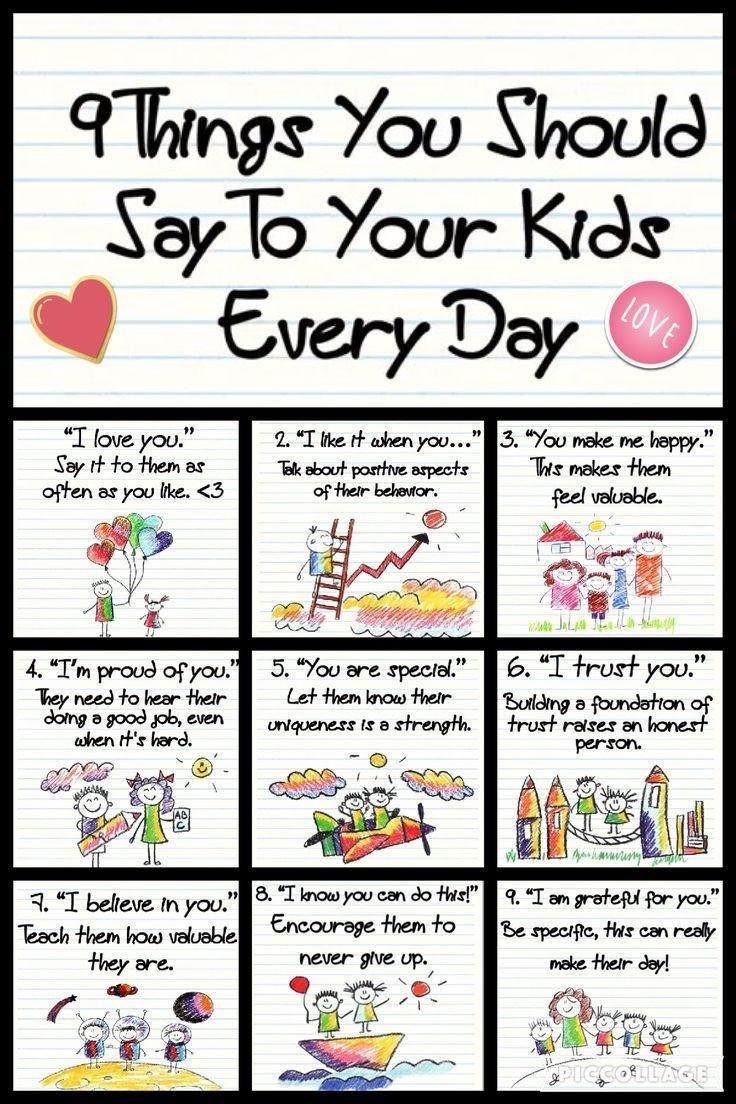 Tell your kids ...