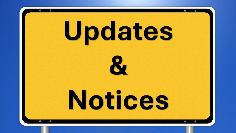 October Updates & Notices
