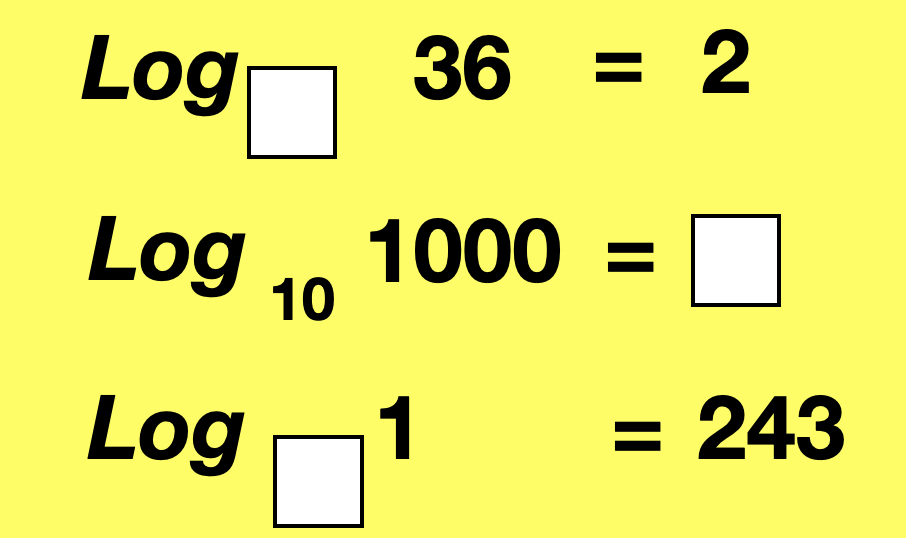 Log Jam - Thinking about logarithms