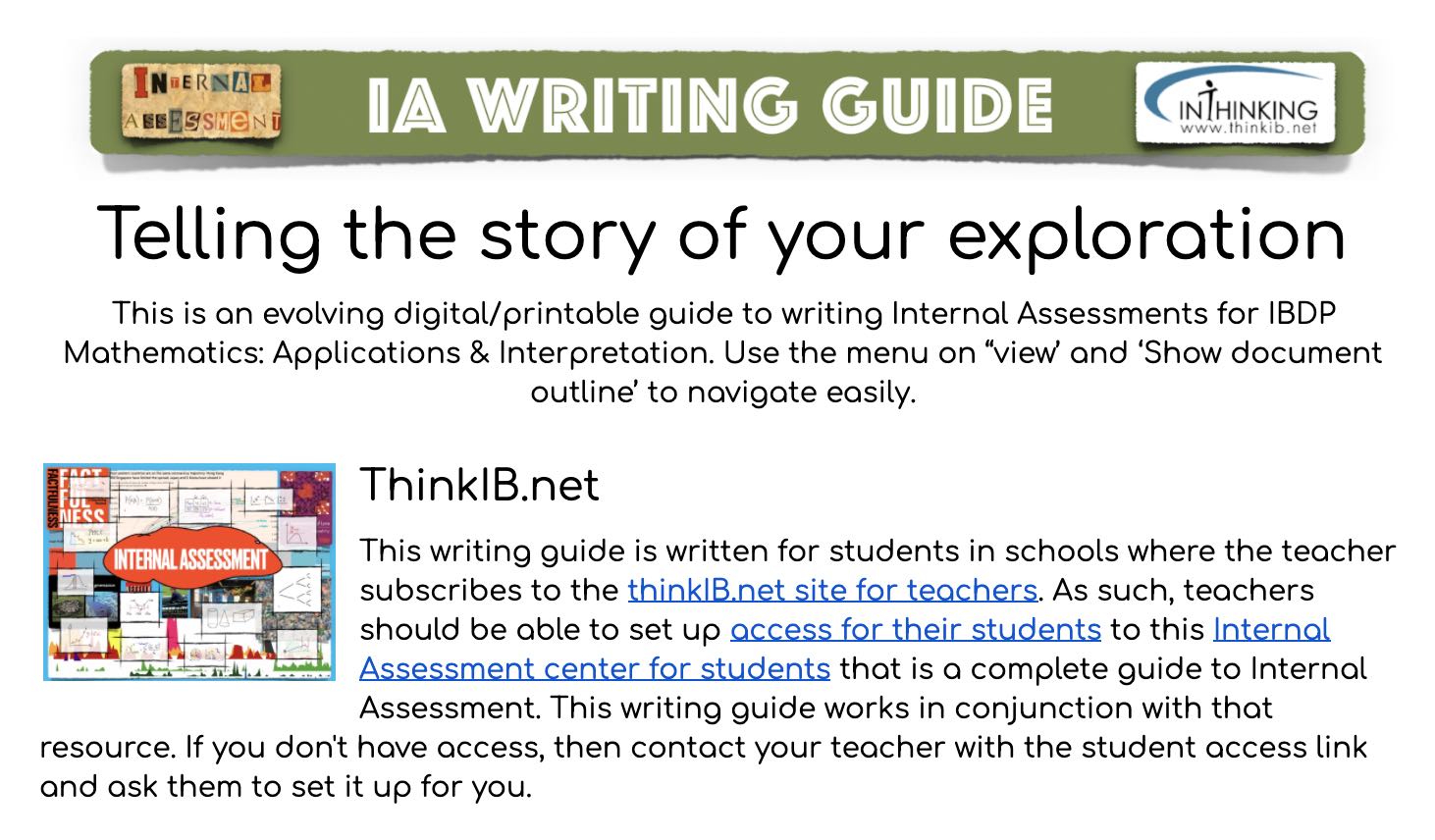 IA Writing Guide