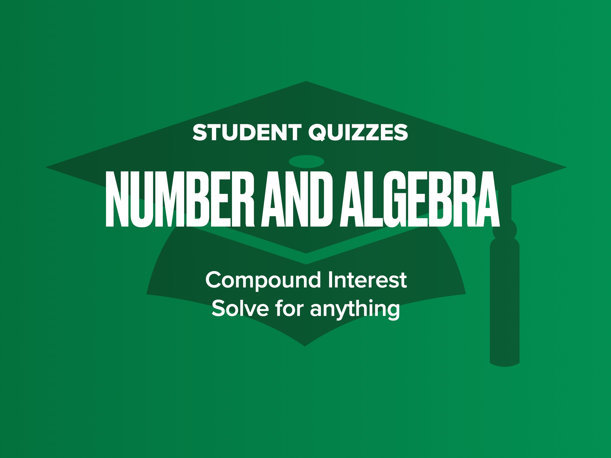 Compound Interest - Solve for anything 2