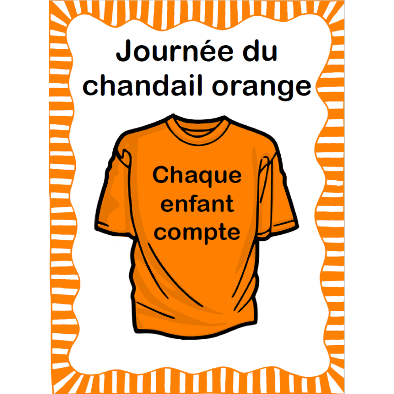 Le chandail orange au Canada