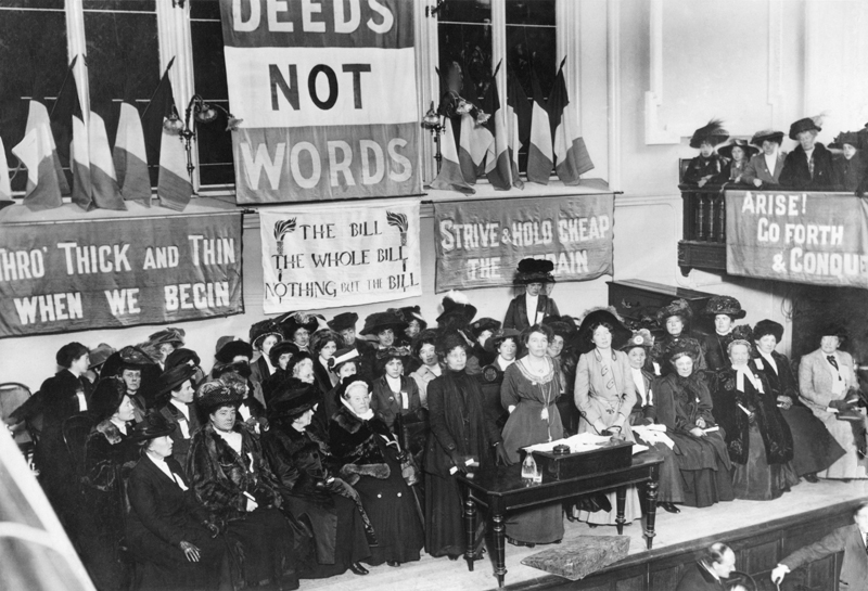 b) The Women’s Suffrage Movement in Britain