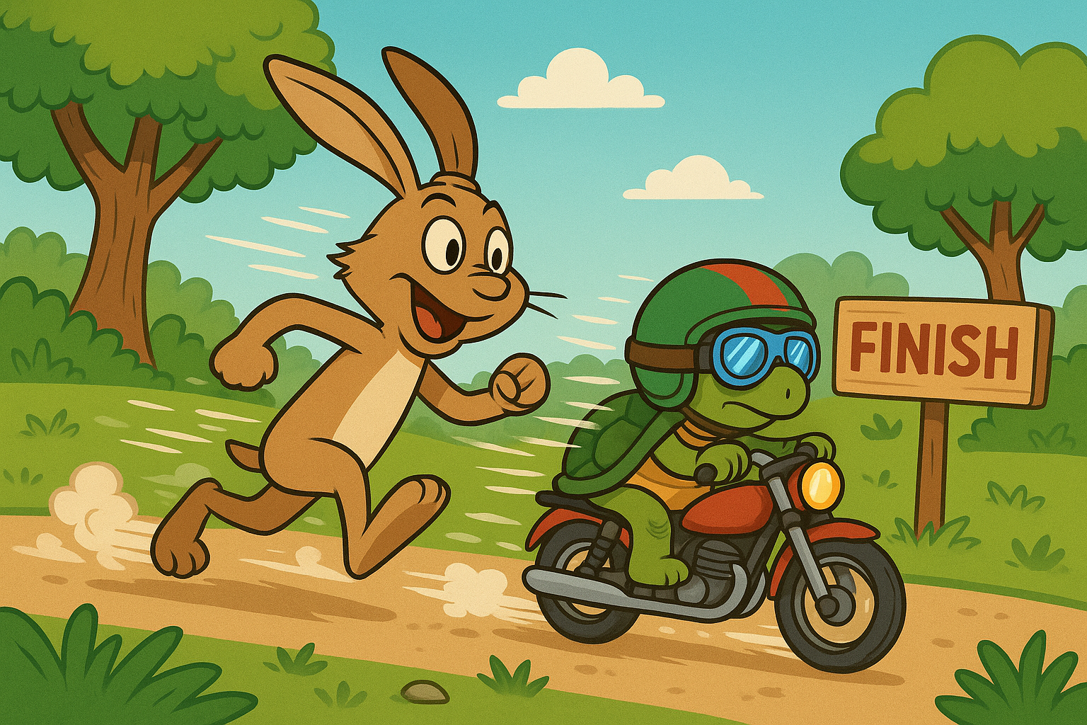 A Hare and Tortoise accelerated