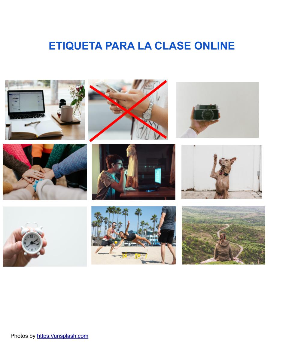 Etiqueta para la clase (profesores) 
