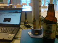 E3 practical: Measuring half life of beer foam support
