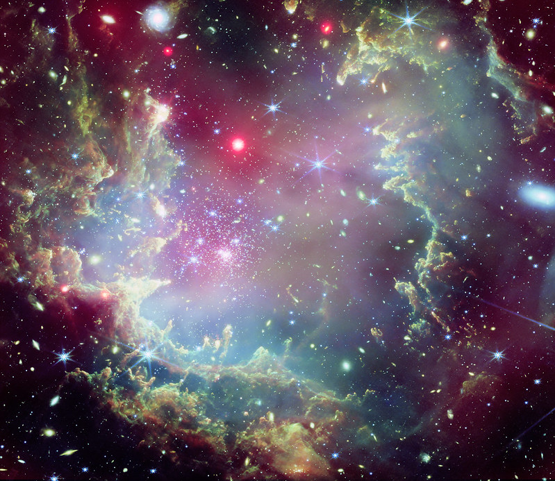 “NASA Missions Spot Cosmic ‘Wreath’ Displaying Stellar Circle of Life” by NASA's James Webb Space Telescope, CC BY 2.0 “NASA Missions Spot Cosmic ‘Wreath’ Displaying Stellar Circle of Life” by NASA's James Webb Space Telescope, CC BY 2.0