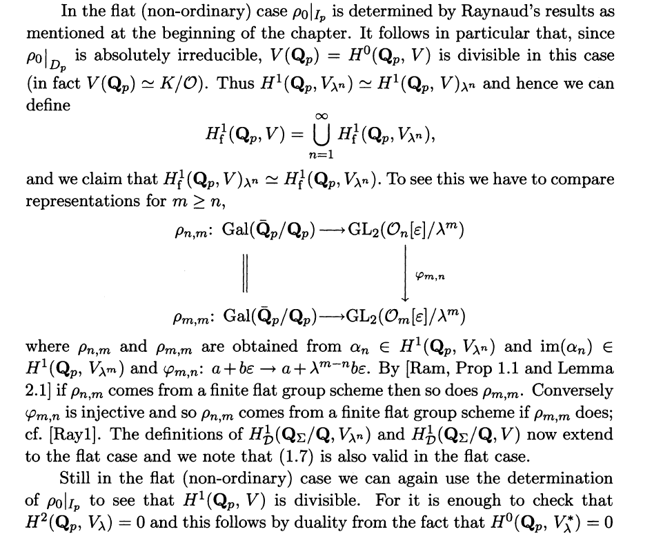 A page from Andrew Wiles' proof of Fermat's last theorem