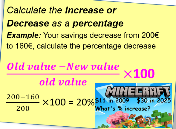 Percentages ALL methods (calculator)