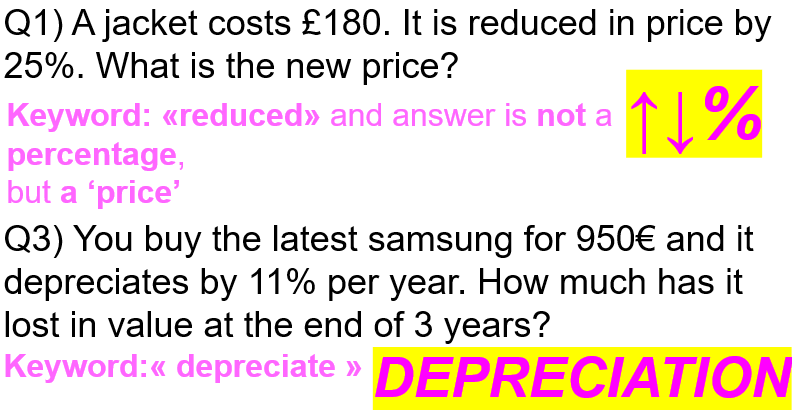 SOLUTIONS: Percentage ALL methods