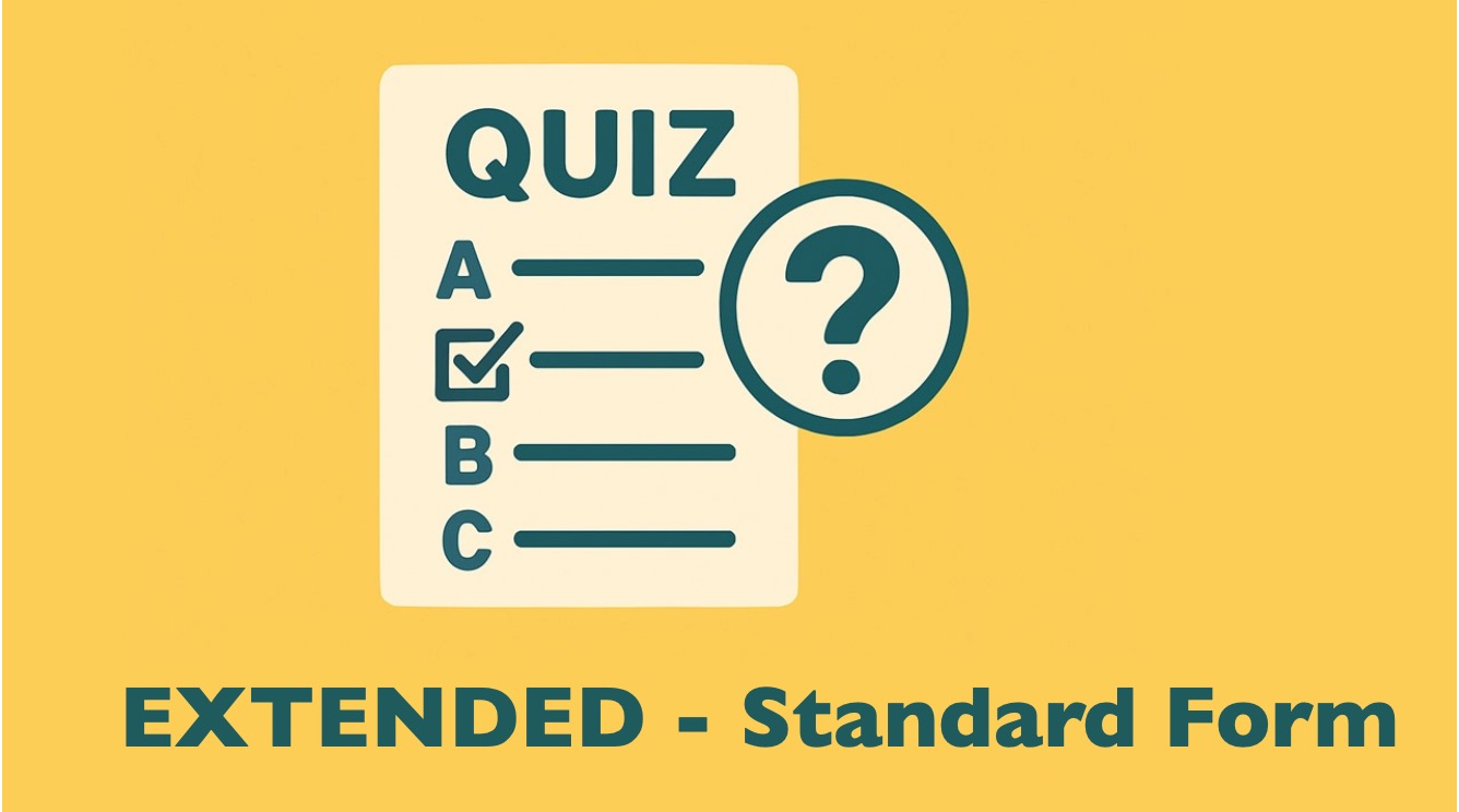 Standard Index Form - Problems