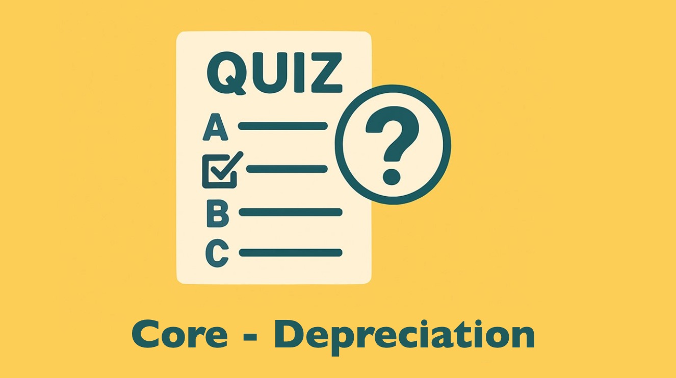 CORE - Depreciation