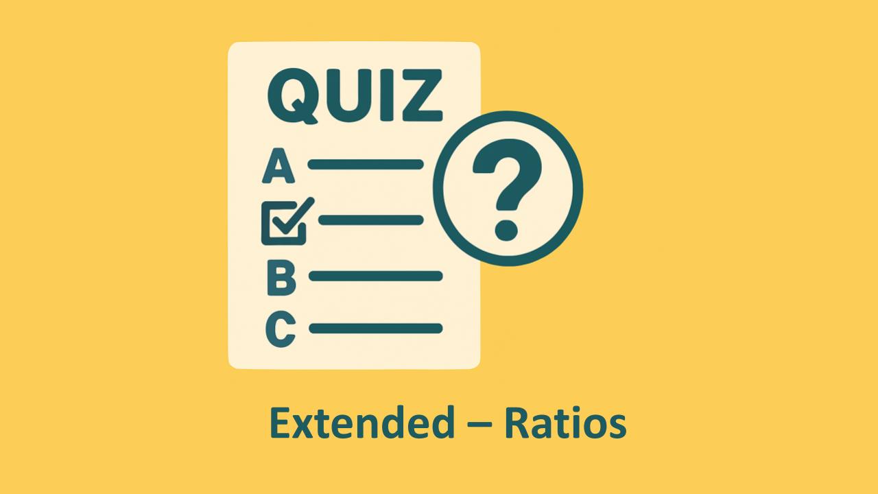 Ratios Extended